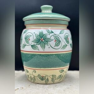 Rare Vintage French Quarter (LG)  Stoneware Canister Jar by PFALTZGRAFF